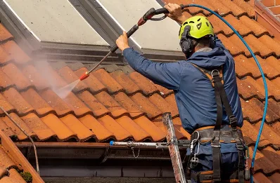 Démoussage et hydrofuge de toiture à Larbroye